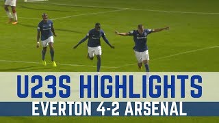 U23S HIGHLIGHTS EVERTON 42 ARSENAL [upl. by Anilet]