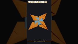 How to Make a Paper Ninja Shuriken  Easy DIY Craft diy papercrafts paperart paper [upl. by Humble]