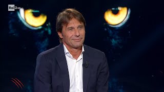 Antonio Conte quotSono esigente odio perdere mi fa diventare ferocequot  Belve 17102023 [upl. by Seavir]