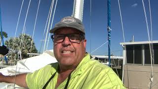 EP46  Installing our new Lazy Jack on our Sailboat [upl. by Ilera]