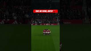 Old Trafford Sings Take Me Home ♥️ manchesterunited manchester premierleague [upl. by Nesral]