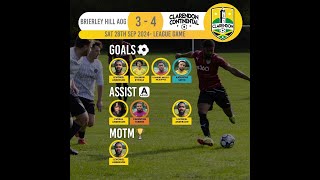 Brierley Hill A O G 3  4 Clarendon Continental FC Sat 28th Sep 2024  League Game [upl. by Admana]