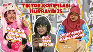 KOMPILASI TIKTOK NURRAYNI25  RENCANA TAHUN BARUAN  CORET CORET MEJA [upl. by Malin]