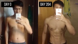 7 Months Body Transformation Fat to Fit  My Calisthenics Journey [upl. by Marcille]