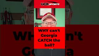 Why cant Georgia catch the ball UGA Georgia godawgs bulldogs kirbysmart carsonbeck [upl. by Broadbent]