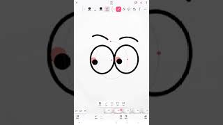 Eye blink animation videos ll flipaclip [upl. by Scribner]