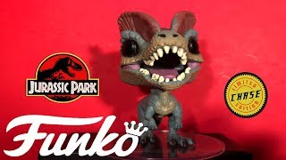 Jurassic Park Funko Pop Dilophosaurus Chase Unboxing and Review [upl. by Aekin828]