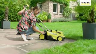 Karcher LMO 1836 Cordless Lawn Mower [upl. by Airahcaz241]