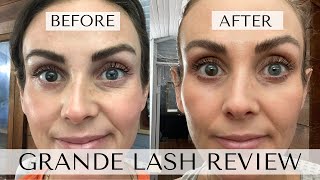 Grande Lash BEFORE AND AFTER  Review 2 month trial thoughts [upl. by Eem]