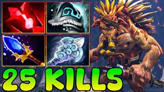 25 Kills Bristleback Dota 2 Safelane 736 Unkillable Item Guide Best Item Build Pro Gameplay [upl. by Nonrev]