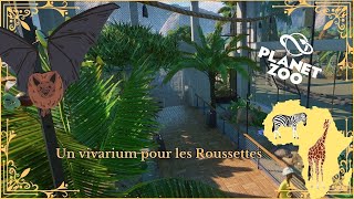 Planet Zoo Speed Build  La Réserve Africaine 28 Un vivarium pour les Roussettes [upl. by Alra375]