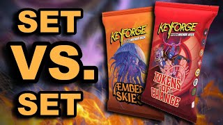 Aember Skies vs Tokens of Change KeyForge Deck Opening [upl. by Khano]