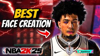 DRIPPY FACE CREATION TUTORIAL NBA 2K25 LOOK COMP  SWEATY [upl. by Walling]