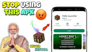 Stop Using Hello Minecraft Launcher 😡 quotHMCL PEquot  Minecraft Java Edition For Android  Vizag OP [upl. by Ereynihc]