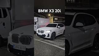 BMW X3 20i MSP 흰둥이 비오는 날 출고 bmw shorts x3 msport msp 출고 bmwtacar [upl. by Orutra]