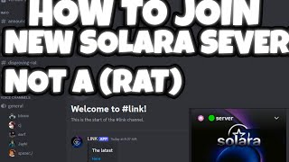 How To Join The New Solara Discord SEVER [upl. by Wood917]