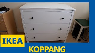 Ikea KOPPANG Chest of 3 drawers Assembly and Unboxing Step by Step ikea howtomake unboxing [upl. by Sophie]