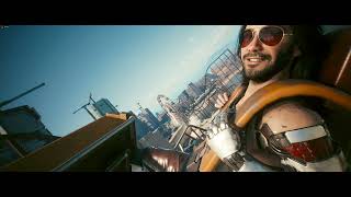 Enjoying a rollercoaster with Johnny Silverhand Cyberpunk 2077 [upl. by Tedric996]