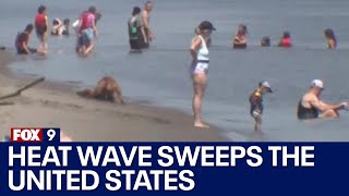 Heat wave sweeps the United States [upl. by Brathwaite37]