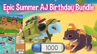 EPIC SUMMER AJ BIRTHDAY BUNDLE Animals Dens Items  August Update Predictions [upl. by Tanaka426]