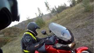 Aprilia Caponord ETV1000 crash [upl. by Sitoeht]