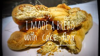 I TRIED MAKING BREAD WITH CAKE FLOUR AND THE RESULT WAS AMAZINGLY❤️❤️❤️❤️😳👌😂 [upl. by Ayamahs]