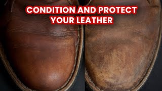 Condition Soften and Protect Leather Items from Weather with Angelus Mink Oil [upl. by Sissy]