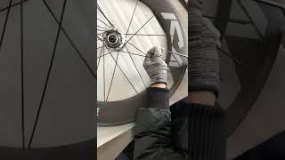 86mm depth Track bike wheelset with DT Swiss hub [upl. by Brause]