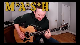 MASH Theme  Fingerstyle Guitar Cover  Free Tabs Jacob Neufeld [upl. by Winser854]