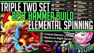 Ultimate Elemental Hammer Build  Triple Two Set  Monster Hunter World Iceborne RagingFurious [upl. by Ahker]