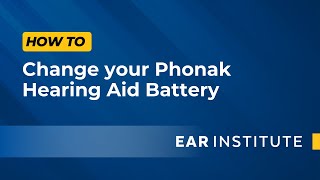 How to change your Phonak Hearing Aid Batteries [upl. by Sadie565]