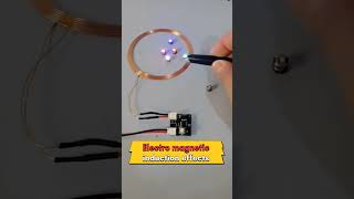 How electro magnetic induction works experiment practical iti electrician ytshorts physics [upl. by Lesley]