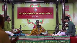 Saranya Krishnan l Carnatic Vocal l December Music Festival 2017 l Sri Parthasarathy Swami Sabha [upl. by Attayek]