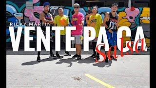 VENTE PA CA Salsa Version by Ricky Martin  Zumba  Salsa  Kramer Pastrana [upl. by Sudnak]