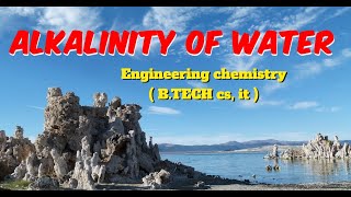 alkalinity of water  engineering chemistry  cs  it [upl. by Volin467]