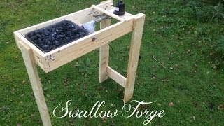 Building a simple homemade Blacksmiths Forge  Swallow Forge [upl. by Ettore155]