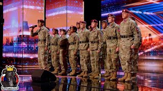 82nd Airborne Chorus Full Performance  Americas Got Talent 2023 Auditions Week 6 [upl. by Esiuol]