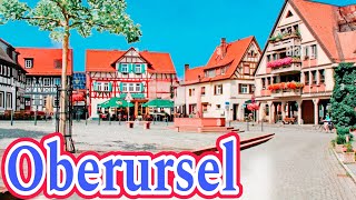 Oberursel City Germany 🇩🇪 Walking tour 4k video [upl. by Ralyt]