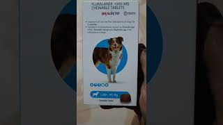 Bravecto tablet For tick and flea in dogs Kaise ticks se bachaye dog ko pethealth vetcare [upl. by Hawthorn913]