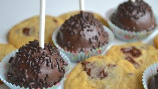 Chocolate Chip Cookie Pops Tutorial [upl. by Ahael]