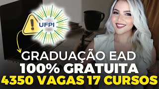 GRADUAÇÃO EAD 100 GRATUITA em UNIVERSIDADE FEDERAL SEM USAR ENEM  Mari Rel [upl. by Haye]