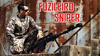 BARRETT Airsoft  Desert Eagle  P90  GAME PLAY  FUZILEIRO SNIPER AIRSOFT [upl. by Henriette]