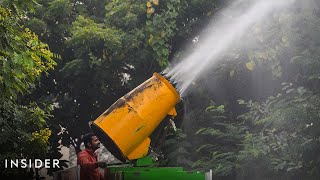 AntiSmog Guns Deployed In New Delhi Ranked Most Polluted City  Insider News [upl. by Nitsua]