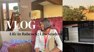 Babcock campus Tour  Nigerian University  Classes law school first Day [upl. by Annot]