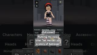 Voice revealFull cover music realvoice realvoicereveal roblox dti lina temptation [upl. by Sianna450]