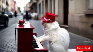 A Cat Playing Piano  Carol of the Streets [upl. by Legir]