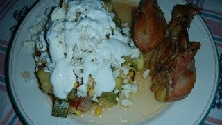 Ricas Calabacitas con elote crema y queso [upl. by Paz22]