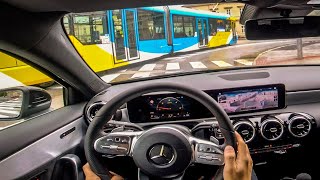 2019 MERCEDES A CLASS POV CITY DRIVE  A180d AMG LINE [upl. by Ilujna462]