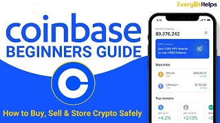 Coinbase Tutorial amp Review Beginners Guide on How to Use Coinbase to Buy amp Sell Crypto [upl. by Ynohtnakram]