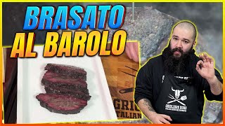 Ricetta Brasato al Barolo  Brasato di Guancia su Barbecue Kamado  Grigliare Duro [upl. by Avehstab22]